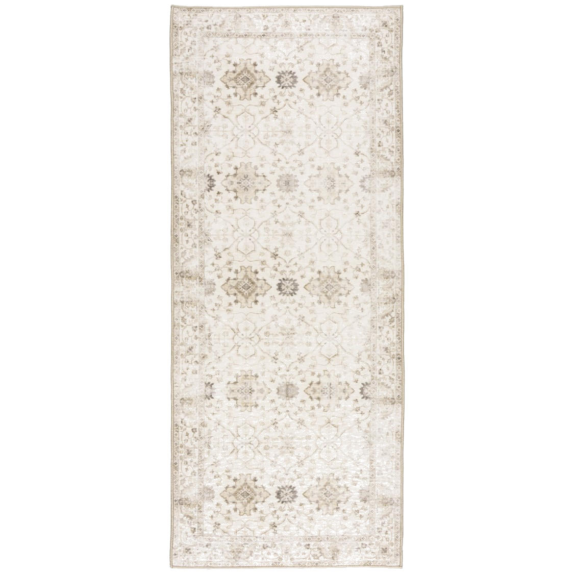 Beige Ivory Area Rug, product view angle 5