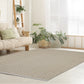 Veria - Almond & White  Diamonds Indoor/Outdoor Area Rug - FINAL SALE