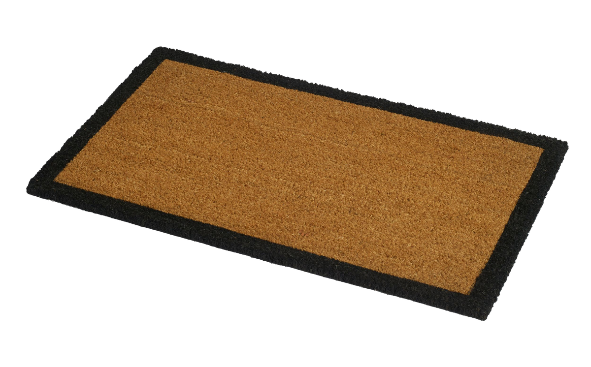 Black Border Doormat, product view angle 3