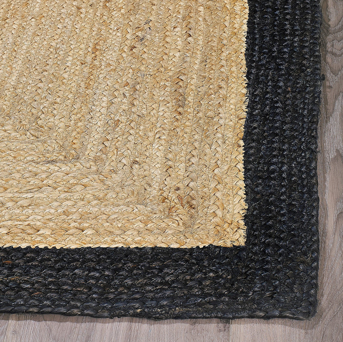Black Indoor Rug, texture close-up
