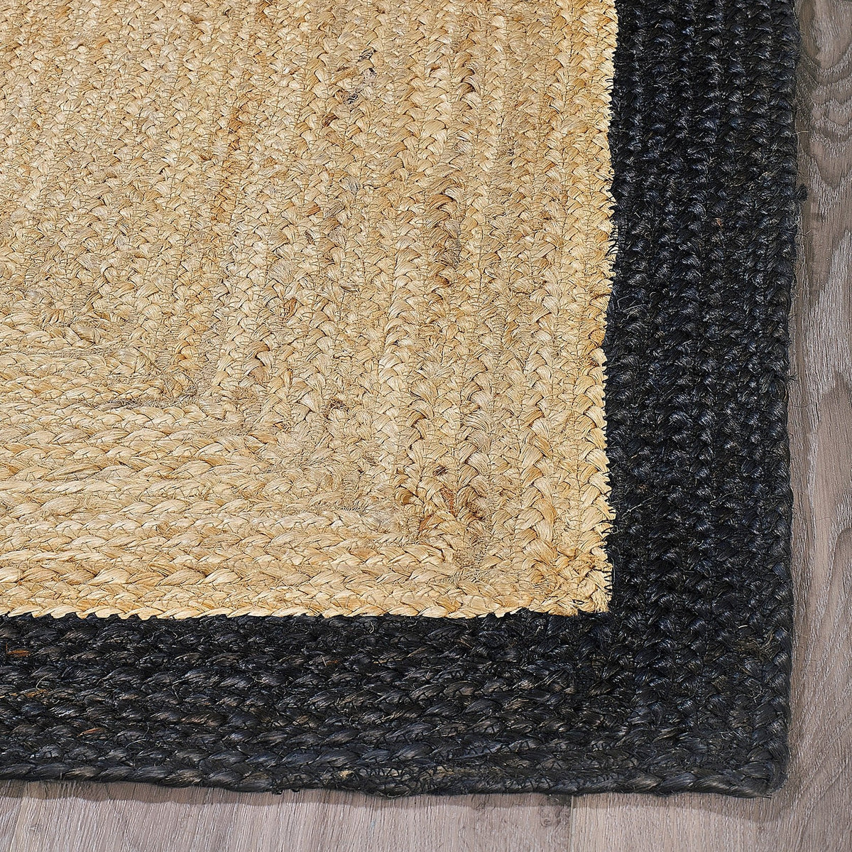 Black Indoor Rug, texture close-up