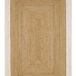Ivory Indoor Rug, flat product shot of full pattern, alternate angle