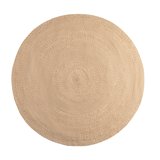 Yellowstone Outdoor - Natural Solid Indoor/Outdoor Area Rug for Living Room - (6' Round)