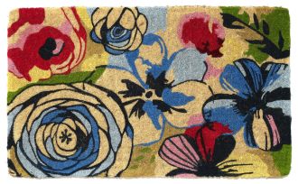 Watercolor Floral Doormat