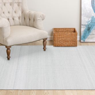 Alford - Silver Solid Indoor/Outdoor Area Rug