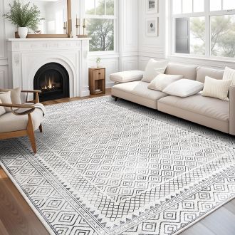 Aria - Ivory - ReaLife Machine Washable Rug