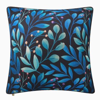 Rainforest Double Sided Indoor Outdoor Decorative Pillow - Black Multi (20" x 20")