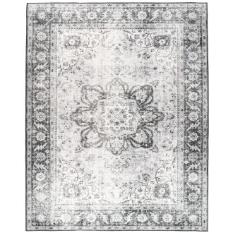 Joy Boho - Gray - VIN-BO-MED-GR - ReaLife Machine Washable Rug