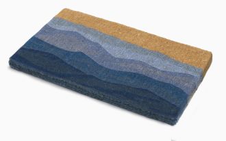 Shades of Sea - Blue Doormat Handwoven Durable